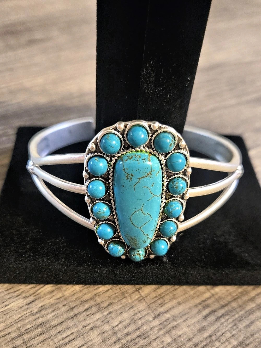 Turquoise Statement Cuff Bracelet